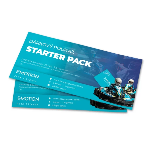 Dárkový poukaz E-Motion Starter Pack
