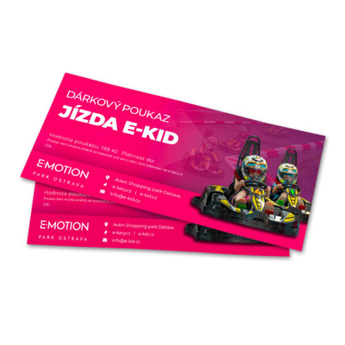 Poukaz E-KID